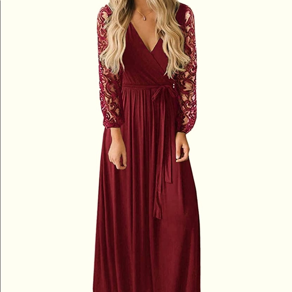 Maroon Dress